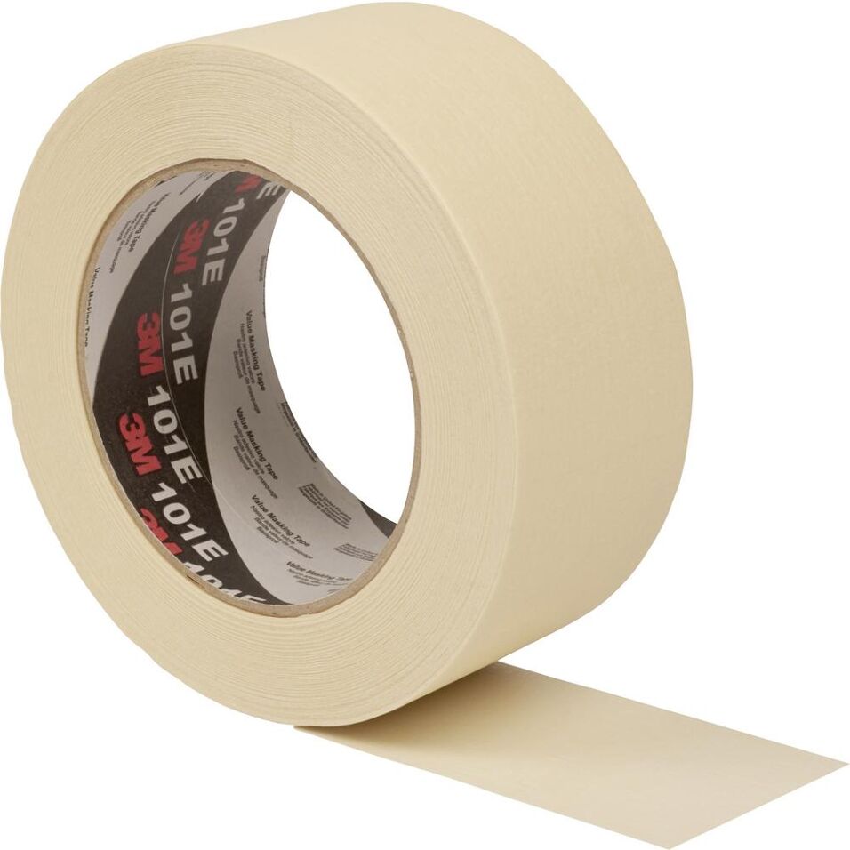 Product afbeelding 3M Afplaktape 101E, Beige, 30 mm x 50 m