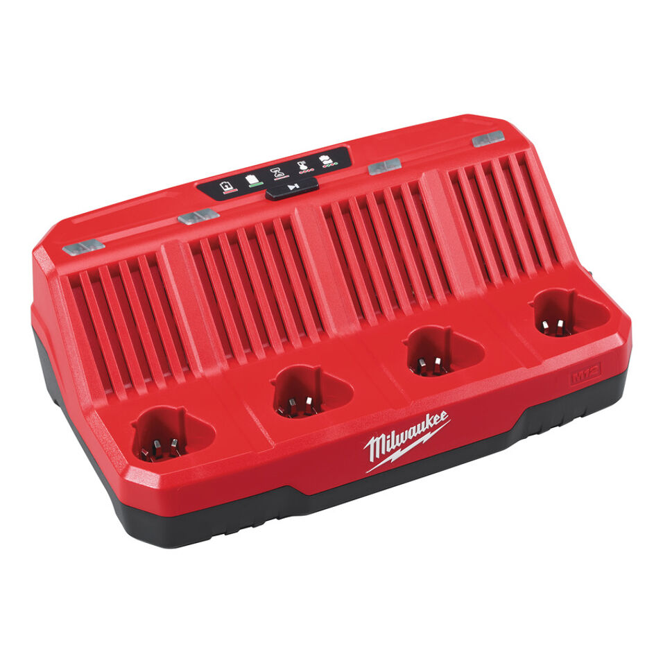 Product afbeelding Milwaukee 4 bay lader           M12 C4