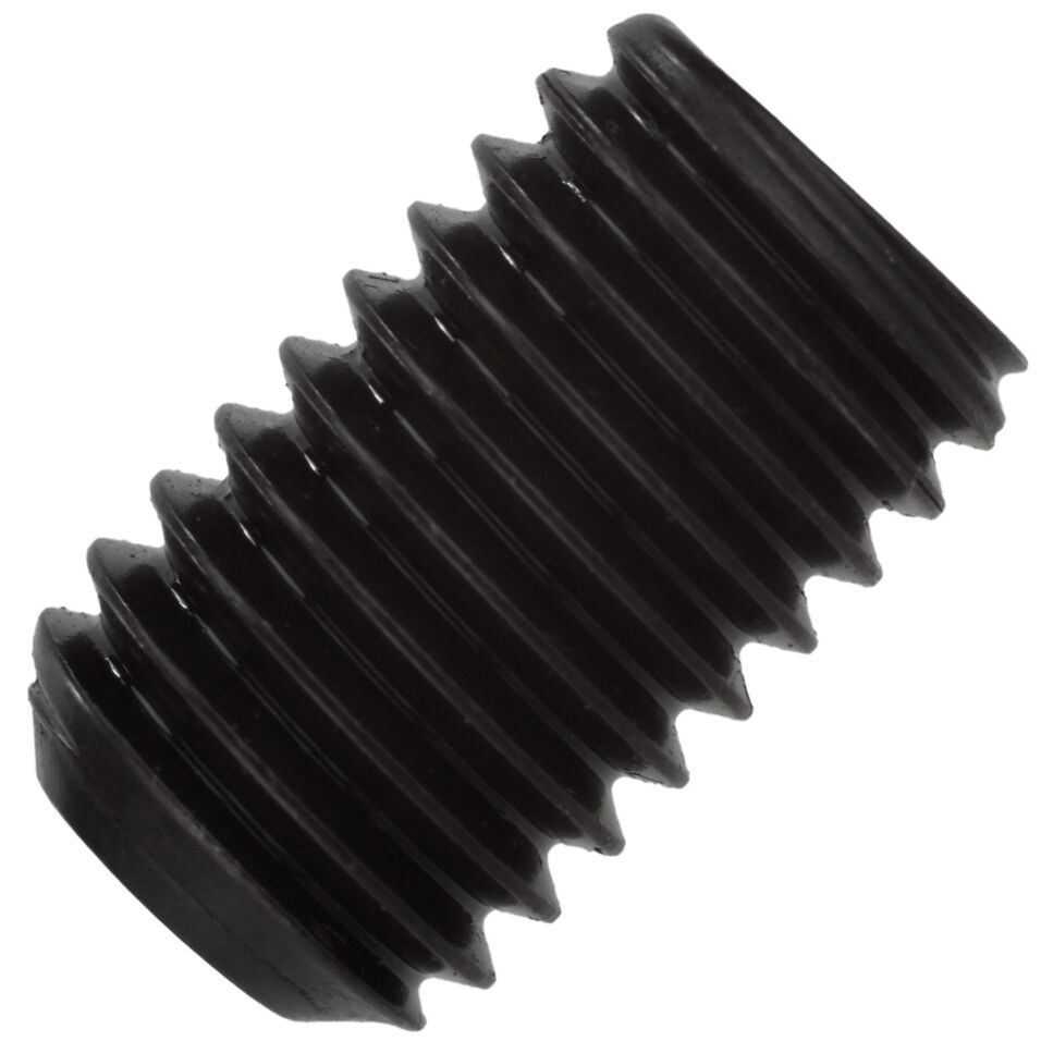 Product afbeelding Stelschroef met binnenzeskant en kratereind ISO 4029 Staal 45 H - M6x6 mm