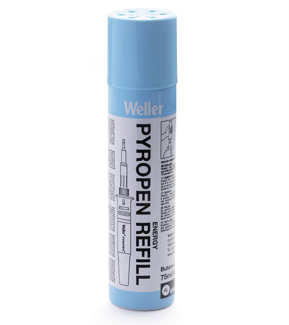 Product afbeelding Weller gasnavulling pyropen butaan 75ml