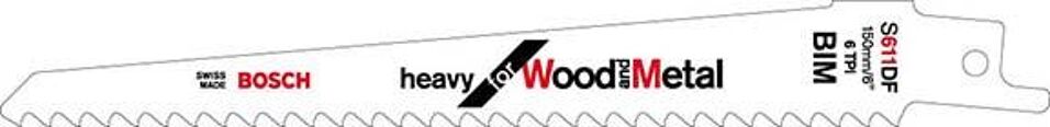 Product afbeelding Bosch Reciprozaagblad S 611 DF a 5 stuks