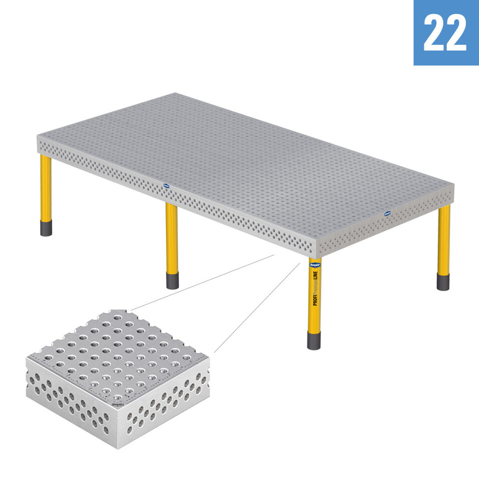 Product afbeelding Demmeler opspantafel PP 3000x1500x850 mm