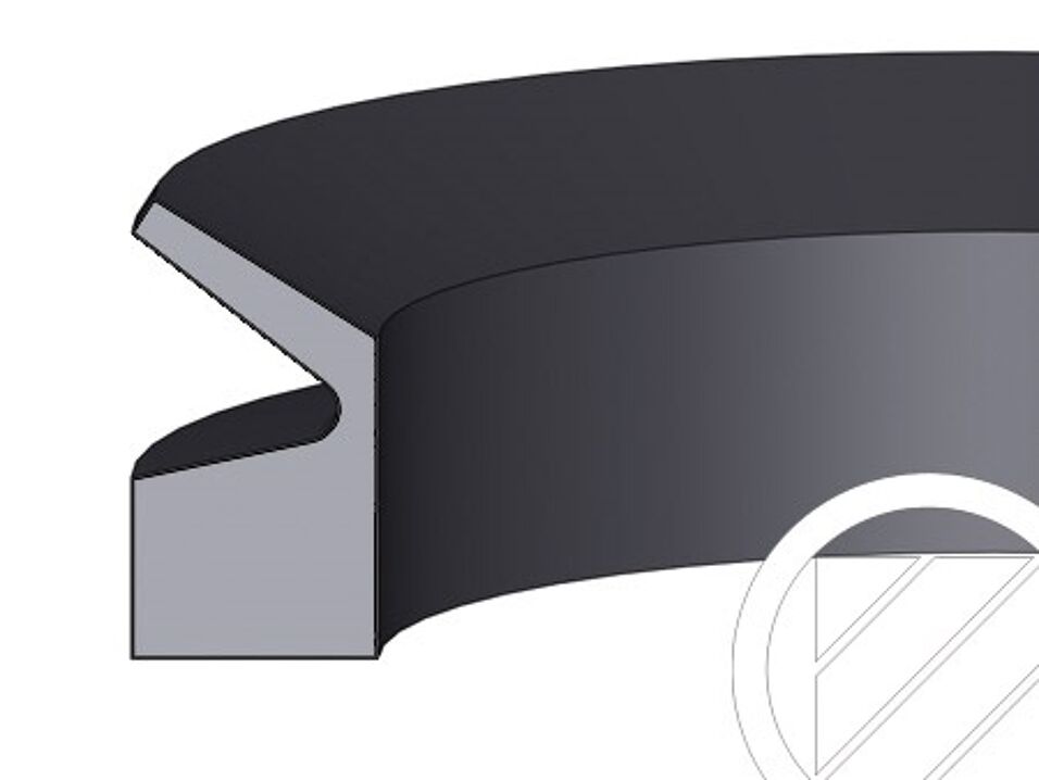 Product afbeelding V-ring VA NBR 60 V-110A       105- 115mm