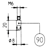 Binzel contacttip cucrzr d6 m6-0.8 