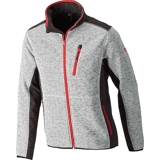 fortis softshell gebreid grijsrood