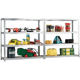SPEED-RACK stelling 1970 x 2000 x 400 vzk cpl. m et 4 vaketages met spaanplaten