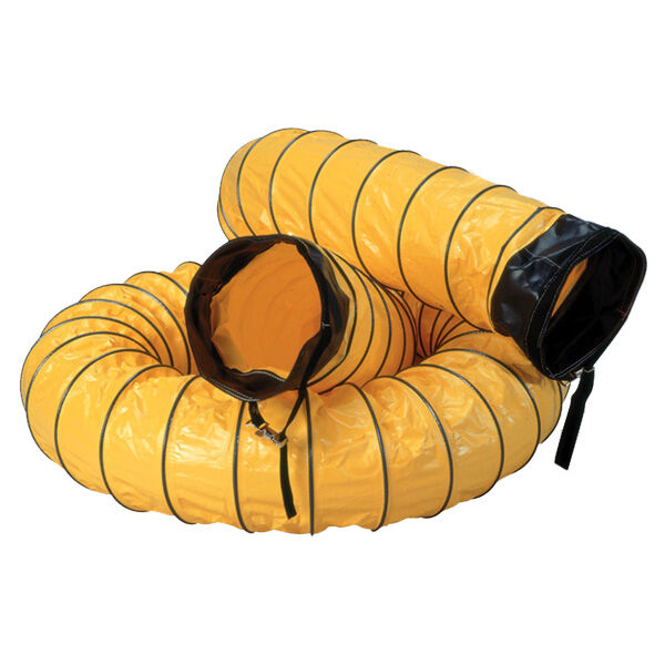 Clark ventilatieslang 12" geel 10m in tas