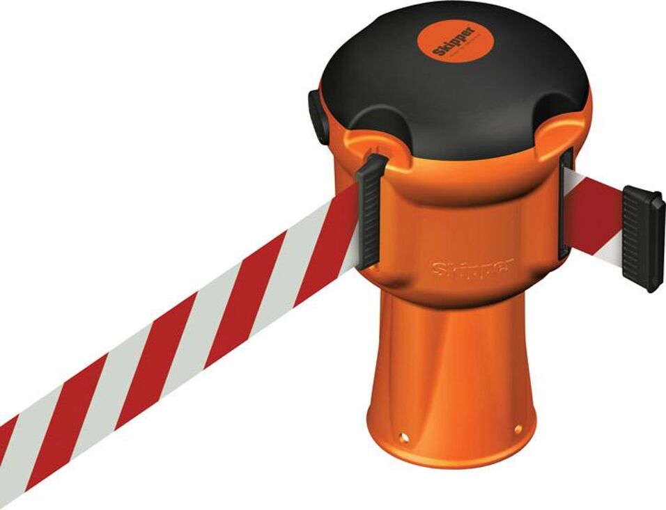 Product afbeelding Skipper rood/wit diagonaal gestreept