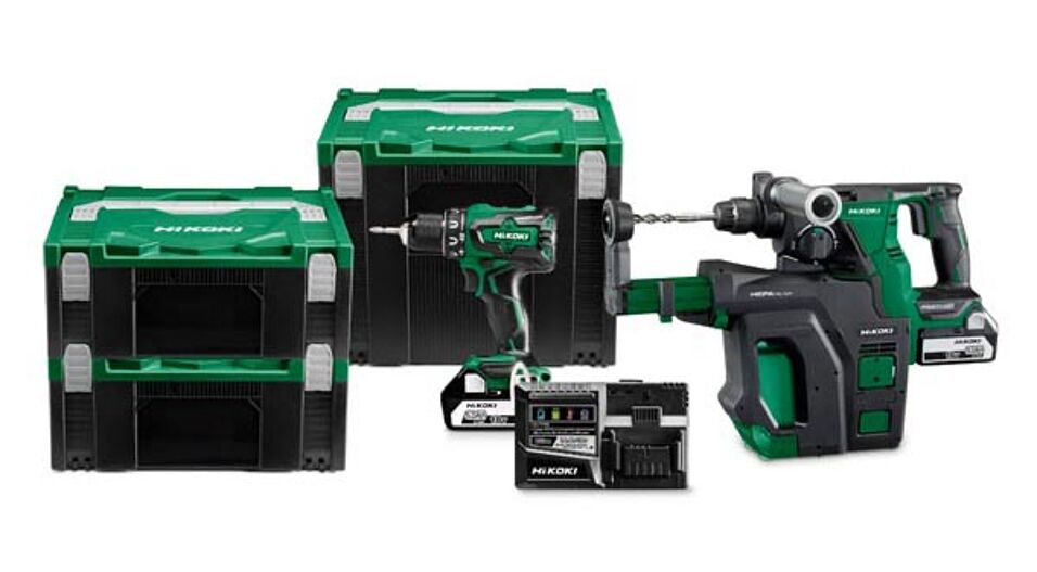 Product afbeelding HiKOKI machineset KC18DRBLWBDZ