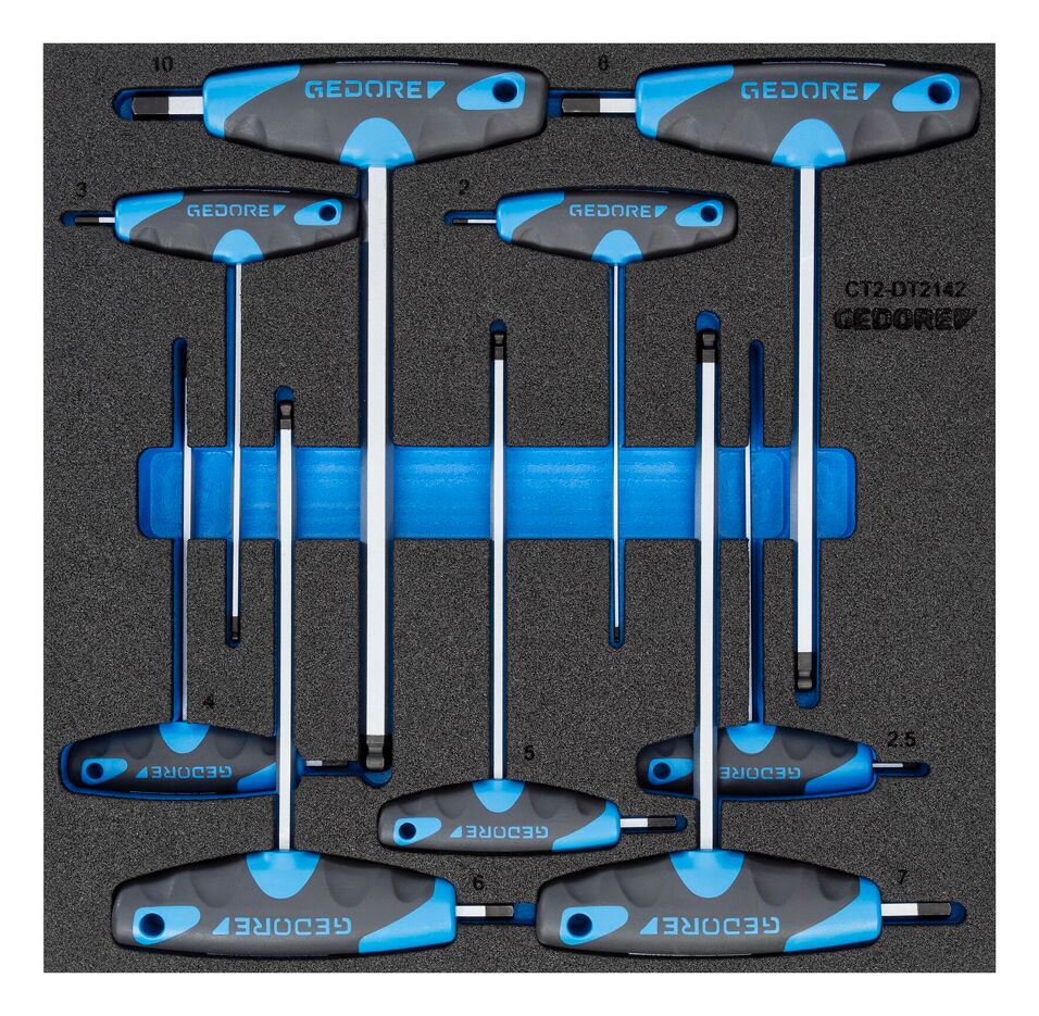 Product afbeelding Gedore Haakse stiftsleutelset in CT module 1500 CT2-DT 2142