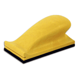 3M Hookit Handblok, geel, 70mm x 125mm Hard, 05740