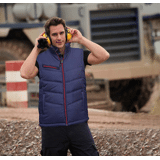 Bodywarmer Jersey marine/rood maat XL