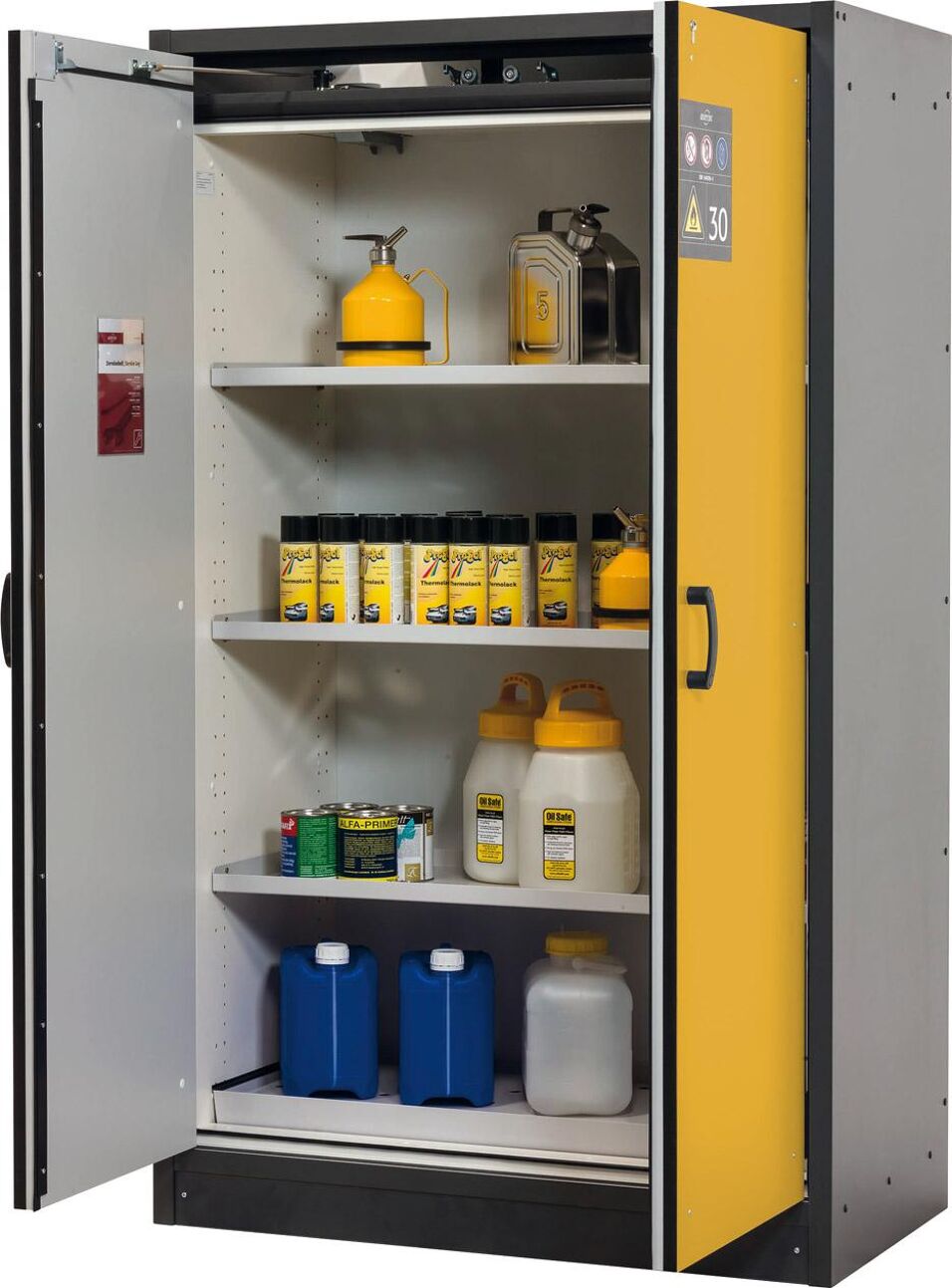 Product afbeelding Kast Q-Cl-30 1164x1947 2 deuren,    geel