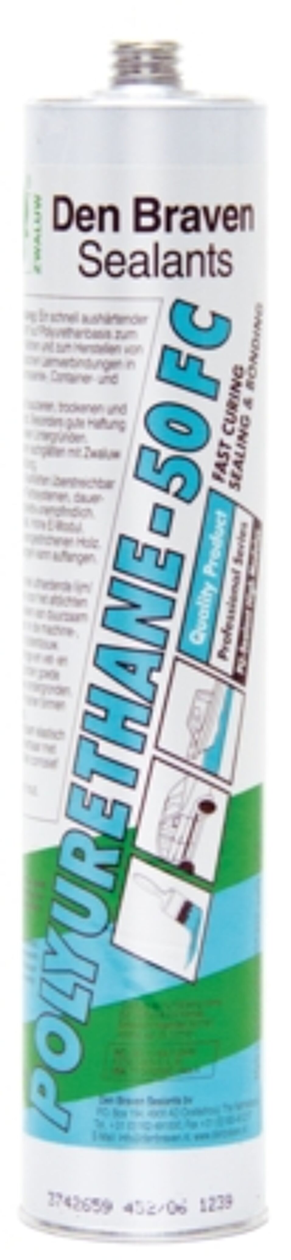 Product afbeelding Zwaluw PU kit 50 FC wit            310ml