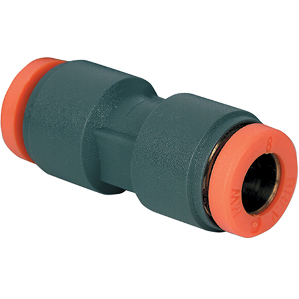 Product afbeelding Metal Work rechte doorvoerkoppeling R19 kunststof 8 mm