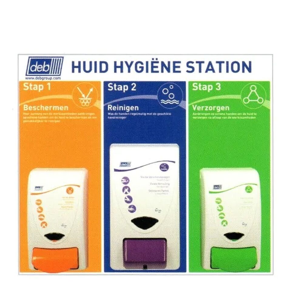 Product afbeelding Deb Huid Hygiene station 3-staps