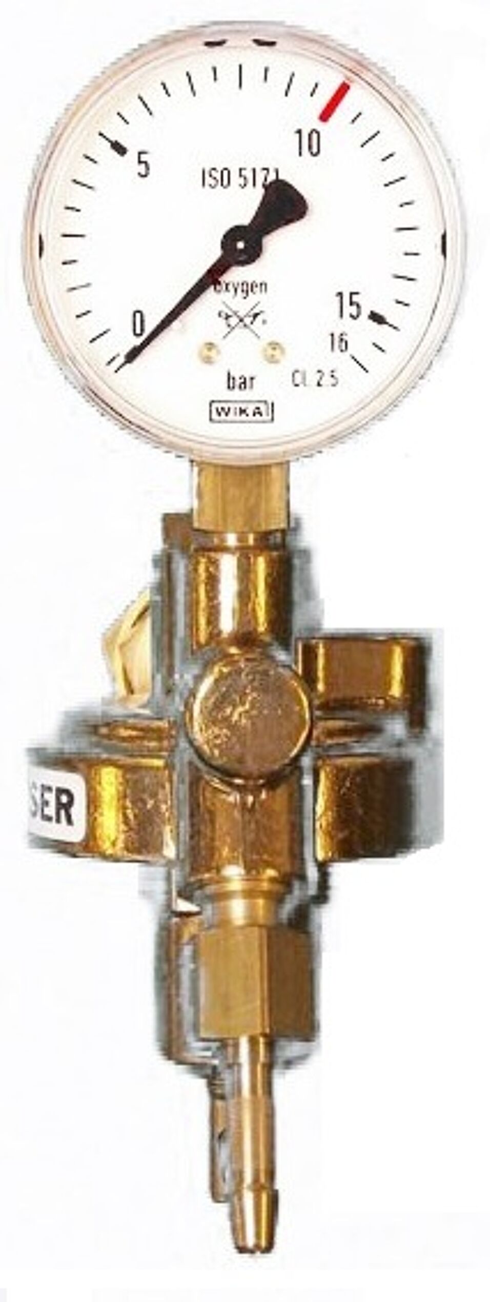 Product afbeelding Kayser reduceerventiel zuurstof 0–10 bar