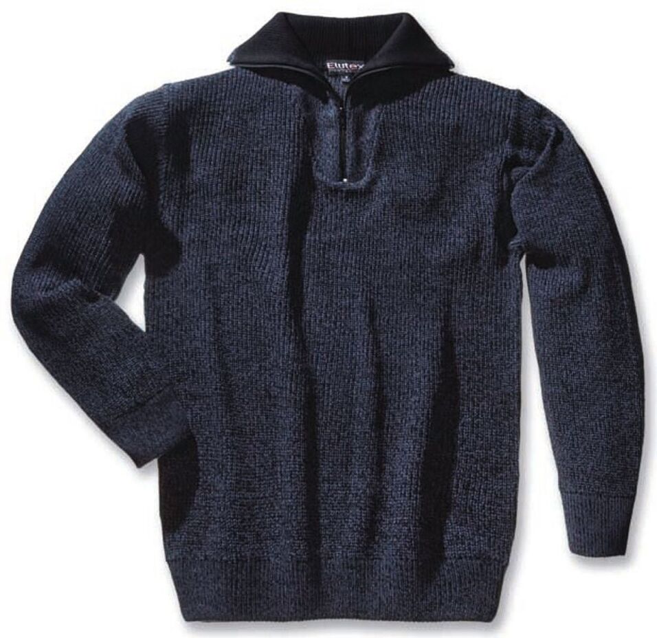 Product afbeelding Schipperstrui Foehr blauw maat L