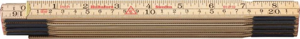 Product afbeelding Hulaforst duimstok berkenhout 2m 10-delig
