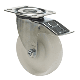 Colson zwenkwiel BPPN met topplaat en rem 80 x 30mm 150kg