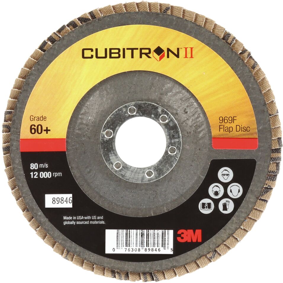 Product afbeelding 3M Cubitron II Lamellenschijf 969F, 180 mm, 40+, Conisch
