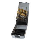 Guhring Tin gecoate spiraalborenset 234 D338 N 1,0 - 13,0 mm x 0,5 25-delig