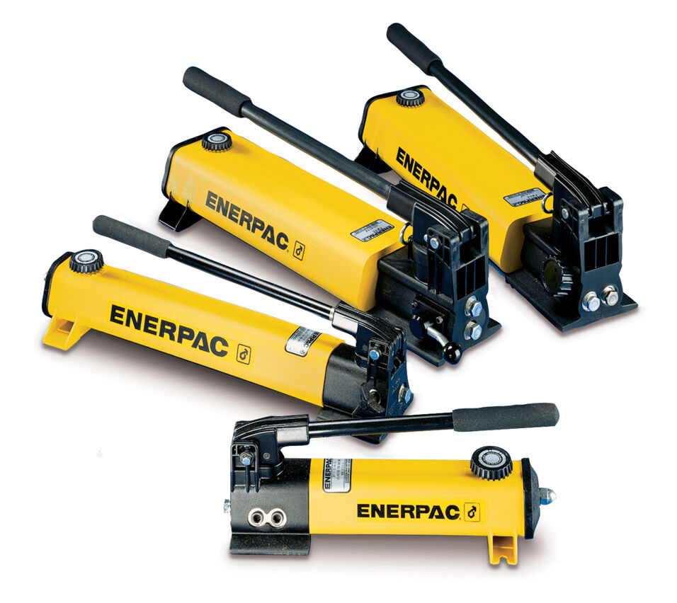 Product afbeelding Enerpac lichtgewicht handpomp tweetraps 700 bar P-202