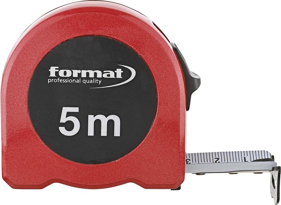 Product afbeelding Format Aluminium meetband 5mx25mm wit