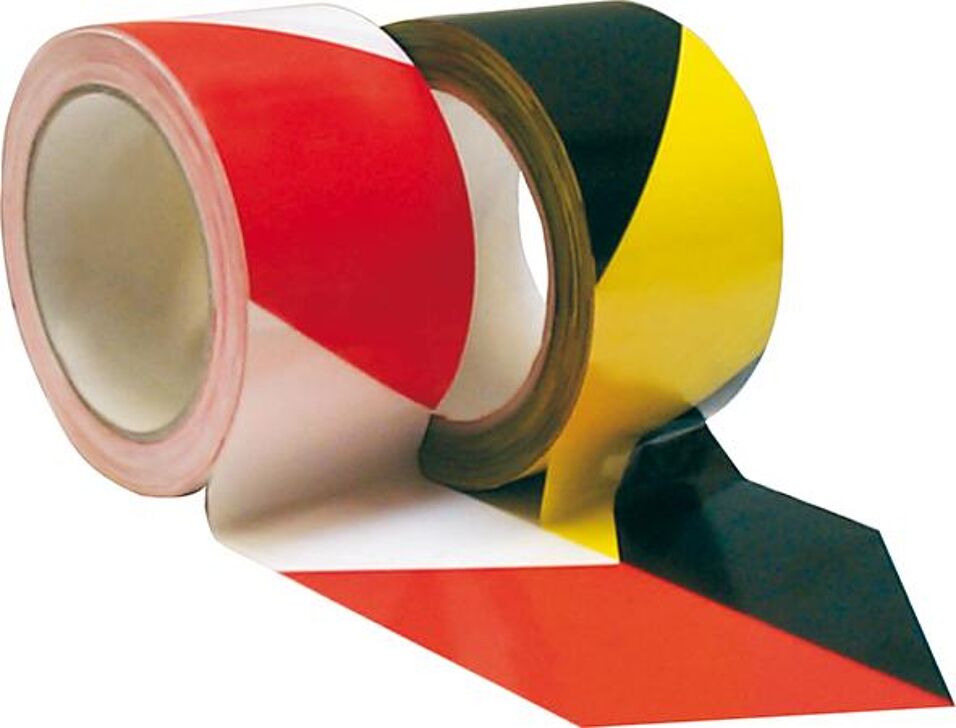 Product afbeelding Afzettape rood/wit zk         60mm x 66m