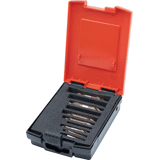 Format Set centreerboren DIN333 HSSCo5 vorm A 1,0-4,0mm 6-delig TiAlN