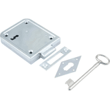 Opleg-kelderslot BB verzinkt        70mm