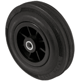 Wiel Polypropyleen met rubber band 125 mm - 38 mm