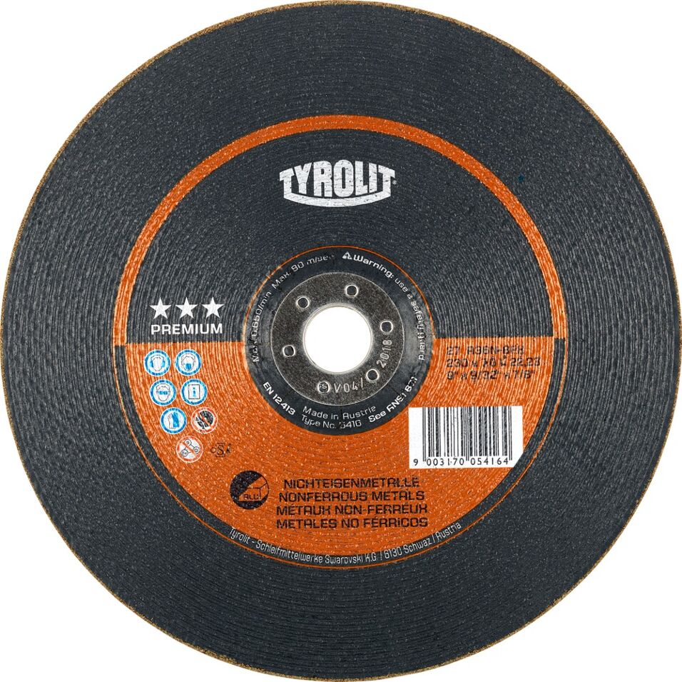 Product afbeelding Tyrolit Premium afbraamschijf 27 115x7,0x22,23 A36N-BFX