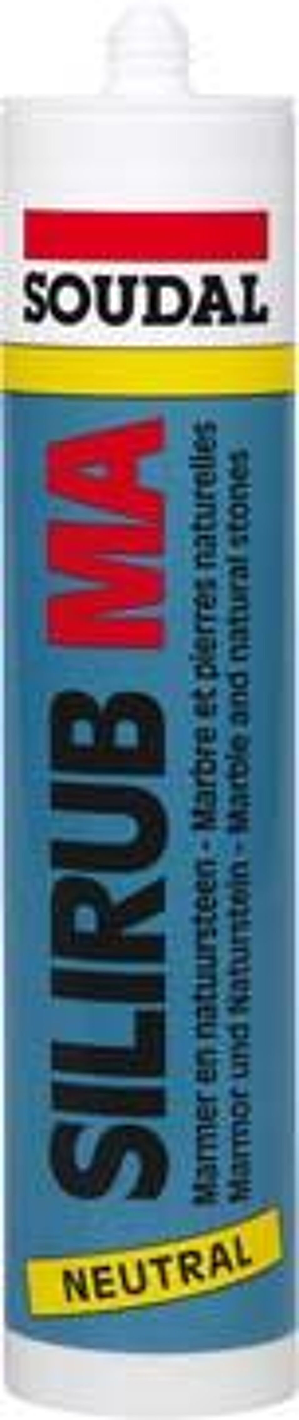 Product afbeelding Soudal siliconenkit Silirub MA marmergrijs 310 ml