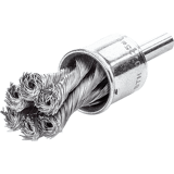 Lessmann Penseelborstel staaldraad gevlocht 19x28/72x0,35mm