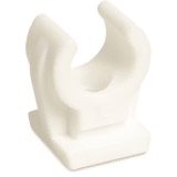 Buis clip PP 14-15 mm binnendraad M6 wit type Woeste enkel