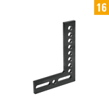 Demmeler platte winkelhaak l250x187.5 mm