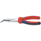 Knipex Telefoontang gebogen, met meercomponenten-handgrepen verchroomd 200mm