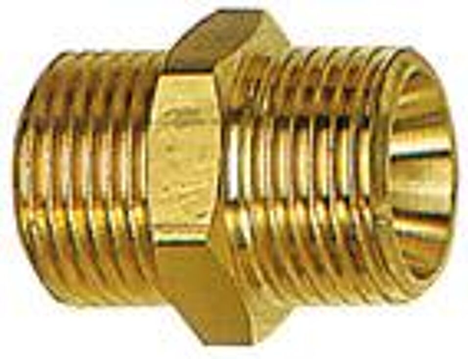 Product afbeelding Riegler Dubbele nippel met buitendraad G3/8" - G3/8"