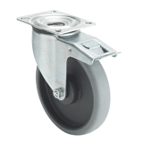 Colson zwenkwiel BPPF met topplaat en rem 80 x 32mm 120kg