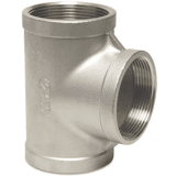 T-stuk nr.130 RVS 316 1/2"