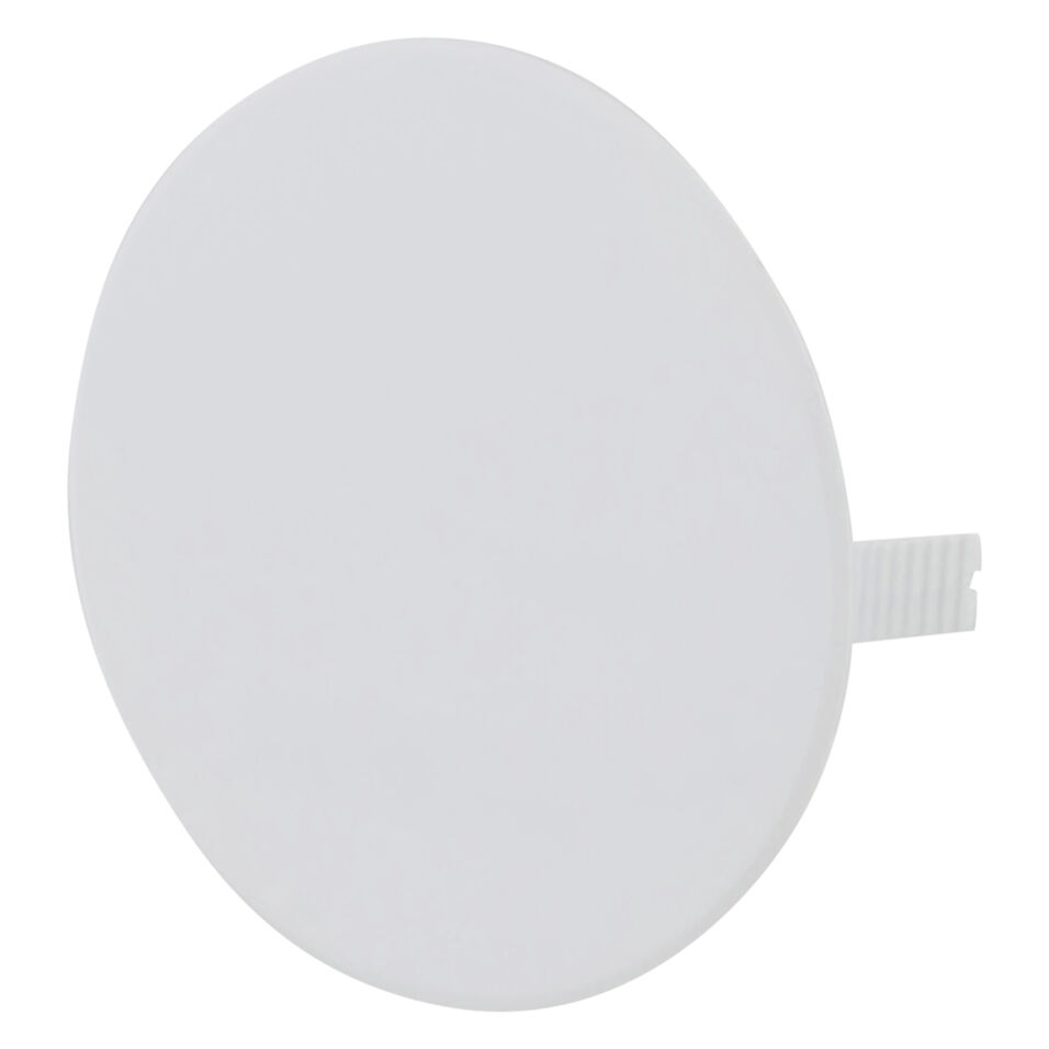 Product afbeelding Afdekplaat klemmend rond wit        95mm