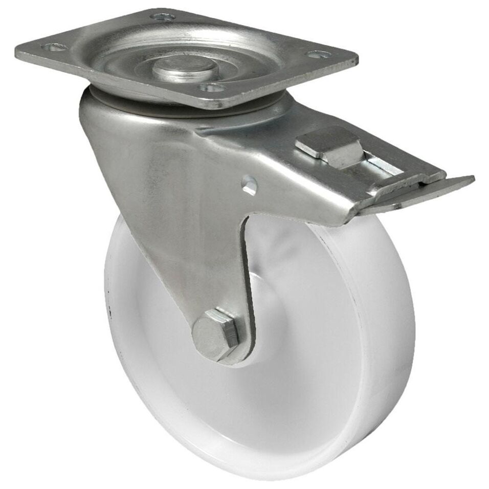 Product afbeelding Colson zwenkwiel BTPN met topplaat en rem 150 x 38mm 500kg