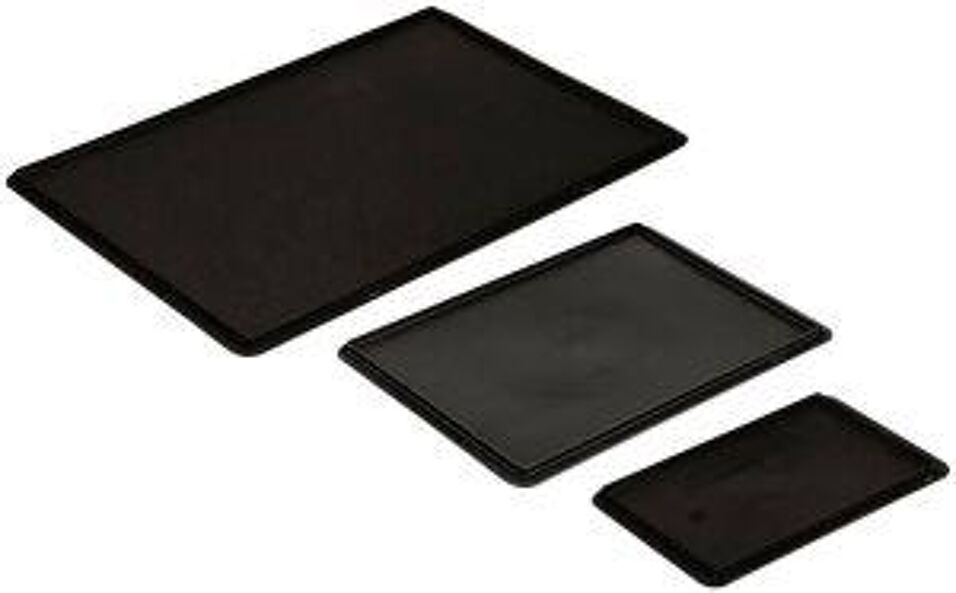 Product afbeelding Oplegdeksel zwart voor bakafm. 600x400 mm