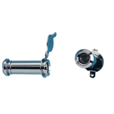 Deurspion 160 dd.18-30 mess/chroom  12mm