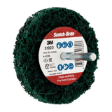 3M Scotch-Brite Clean and Strip Schijf XT-ZS Pro Extra Cut op stift, 75 mm x 13 mm x 6 mm, A XCRS