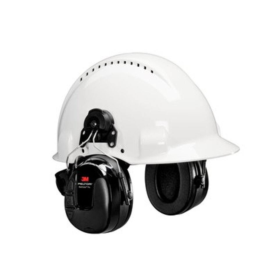 Product afbeelding 3M Peltor WorkTunes Pro Headset met FM-radio, 31 dB, met helmbevestiging, HRXS220P3E