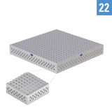 Demmeler opspantafel PP 1000x1000x150 mm