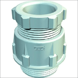 Nylon pg-wartel     grijs PG11