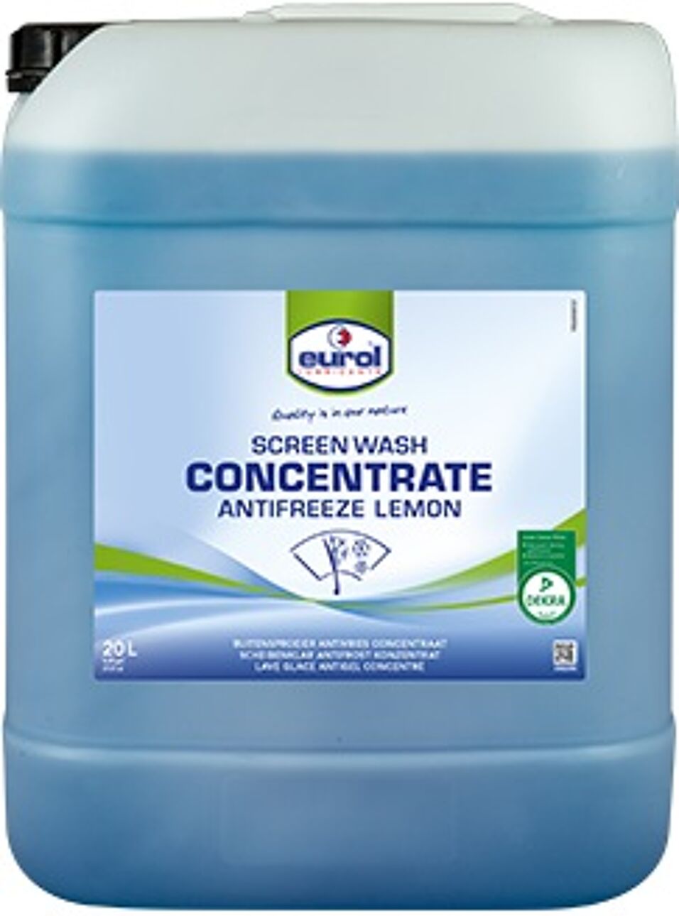 Product afbeelding Eurol ruitensproeiervloeistof antivries concentraat Lemon 20 l